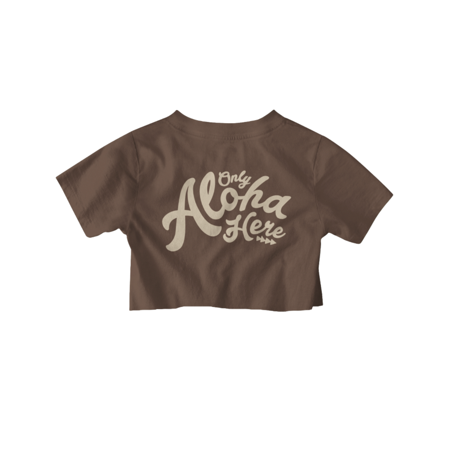 CROP TOP TSHIRT - Only Aloha Here
